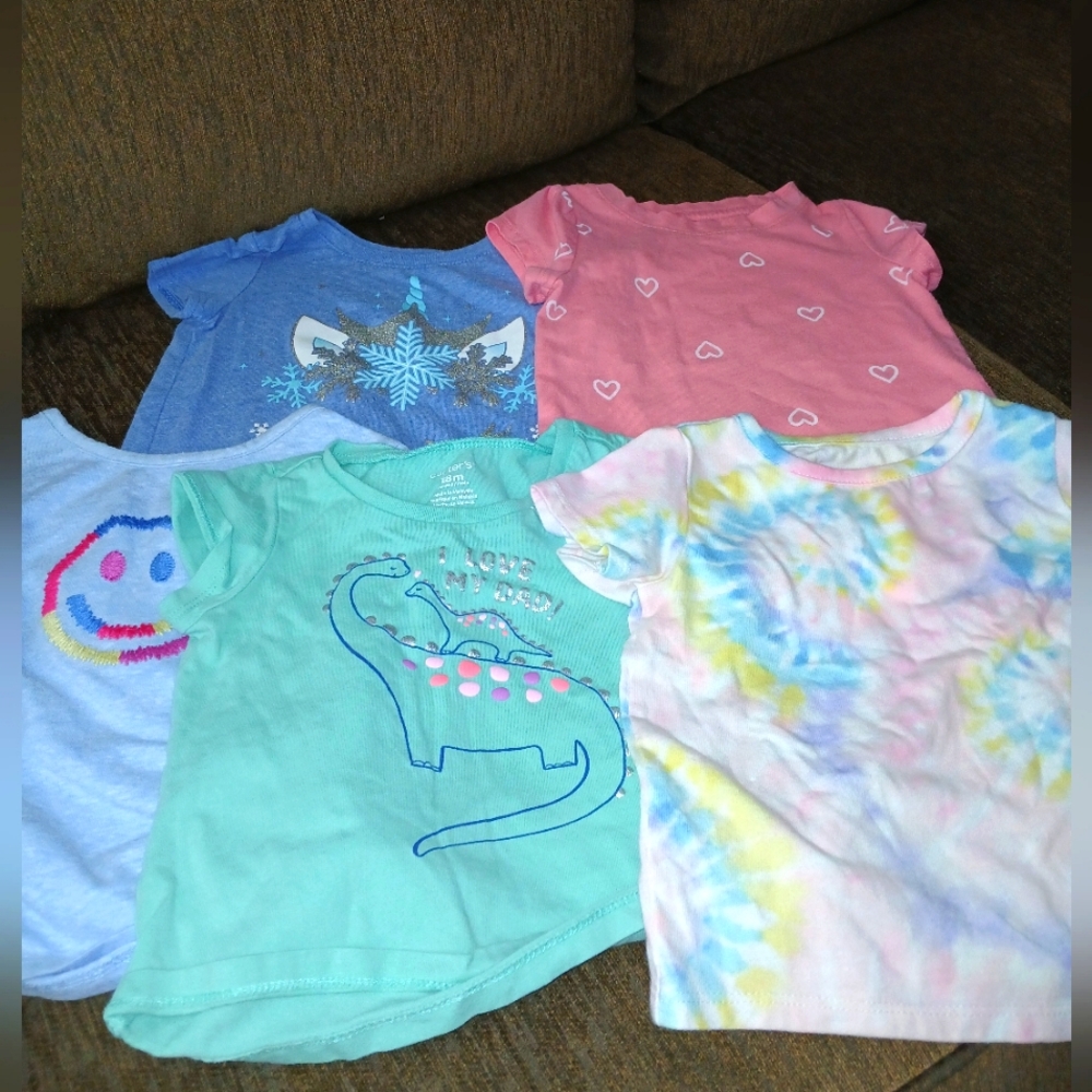 Toddler Girl T-shirt Lot